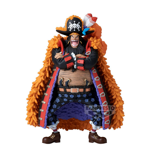 BANDAI Marshall D. Teach mit Federmantel, One Piece Sammelfigur, 18 cm
