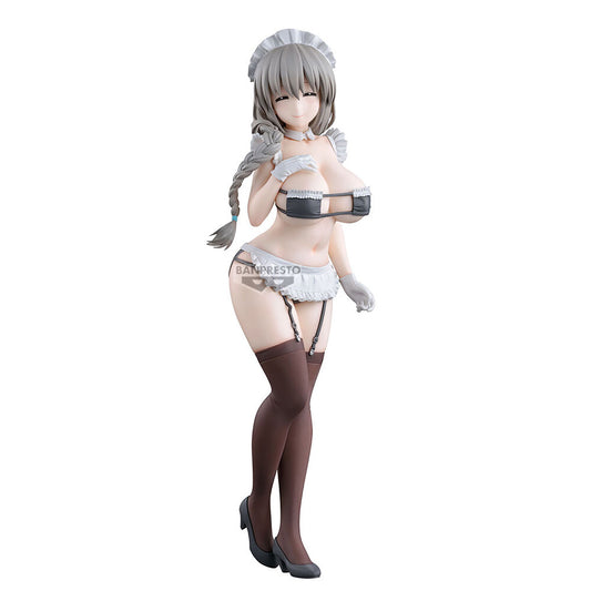 BANDAI Tsuki Uzaki in Strapsen, Uzaki-chan Wants to Hang Out! Sammelfigur, BP29241P, 27 cm