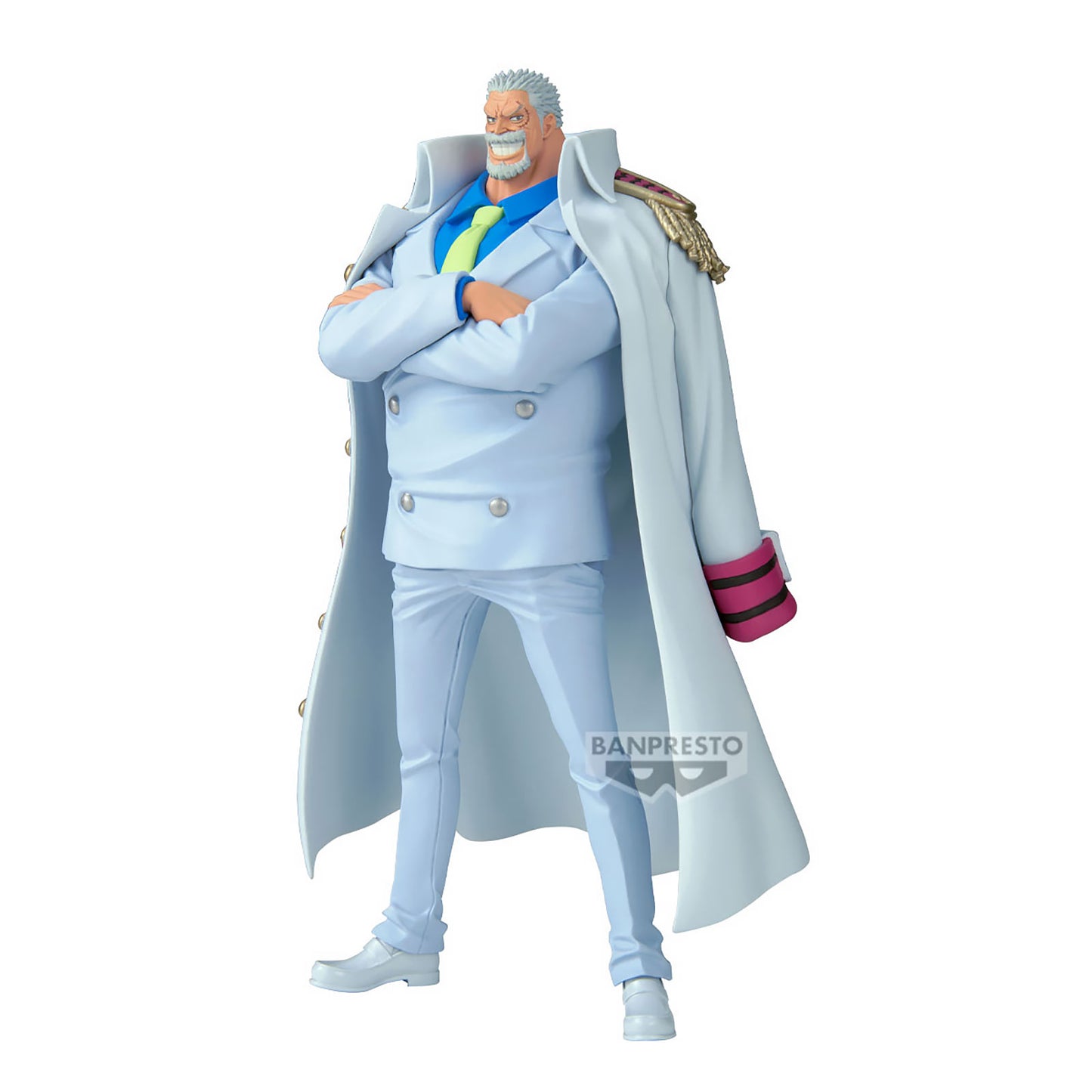 BANDAI Monkey D. Garp mit Mantel, One Piece Sammelfigur, BP29530P, 20 cm