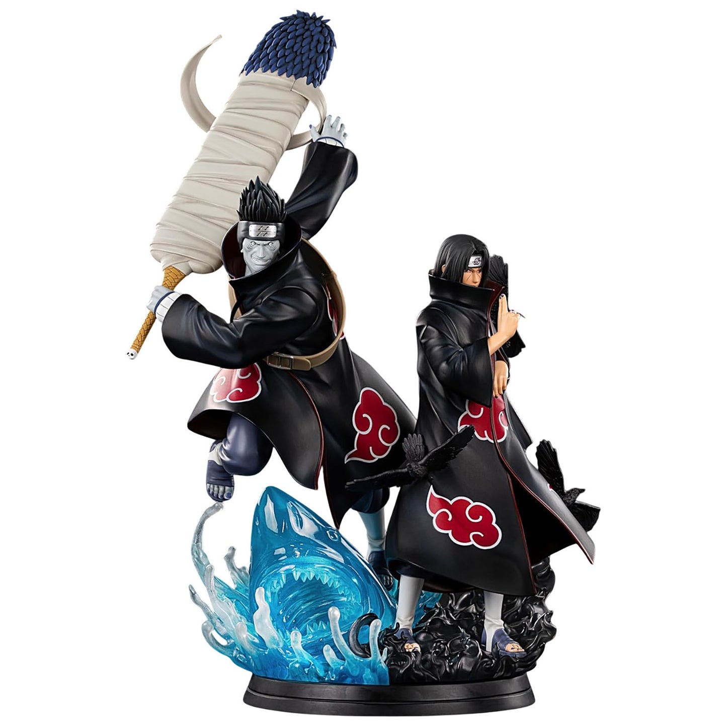 Taka Corp Itachi & Kisame mit Akatsuki-Mänteln, Naruto Shippuden Sammelfigur, 30 cm