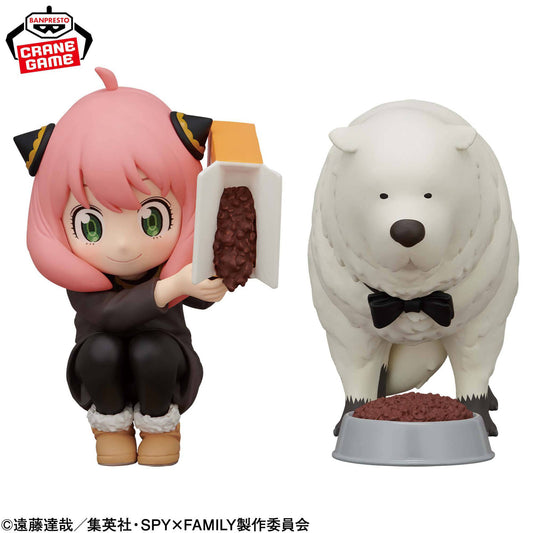 BANDAI Anya Forger mit Hund Bond, SPY x FAMILY Sammelfigur, 13 cm