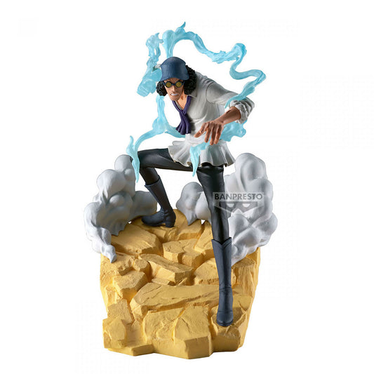 BANDAI Kuzan mit Eisattacke, One Piece Sammelfigur, 17 cm