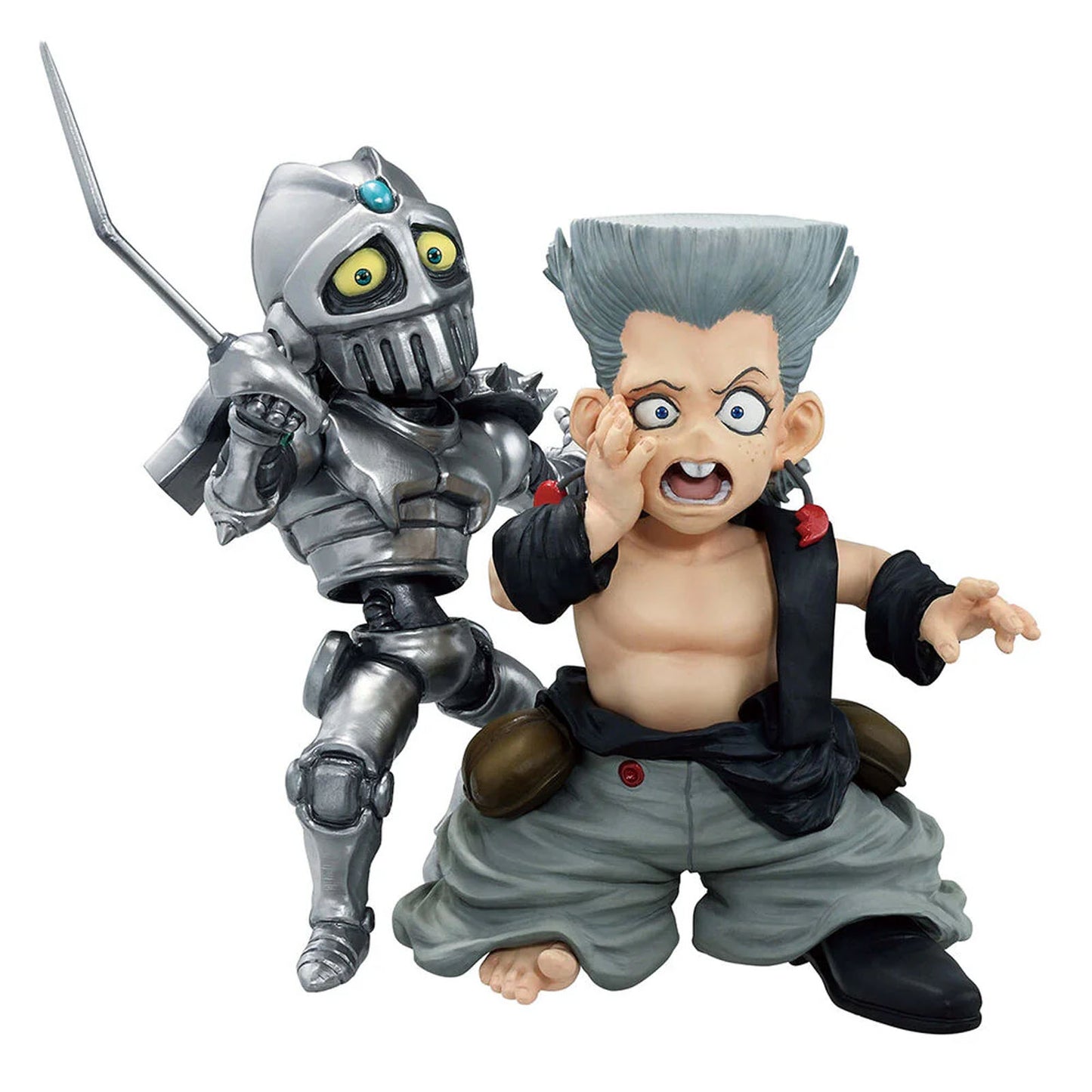 JoJo's Bizarre Adventure - Kid Polnareff & Chariot - Standoom Ichibansho Figur - 8cm - Bandai Banpresto