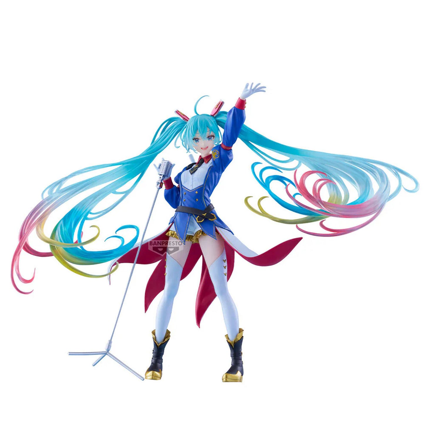 BANDAI Hatsune Miku mit Gundam-Outfit | Hatsune Miku Sammelfigur | 18 cm