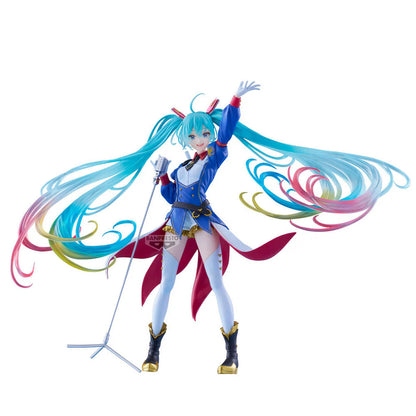 BANDAI Hatsune Miku mit Gundam-Outfit | Hatsune Miku Sammelfigur | 18 cm