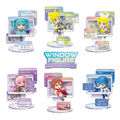 Re-ment,Hatsune Miku, Window Figure, Blind Box- (6)-(1)