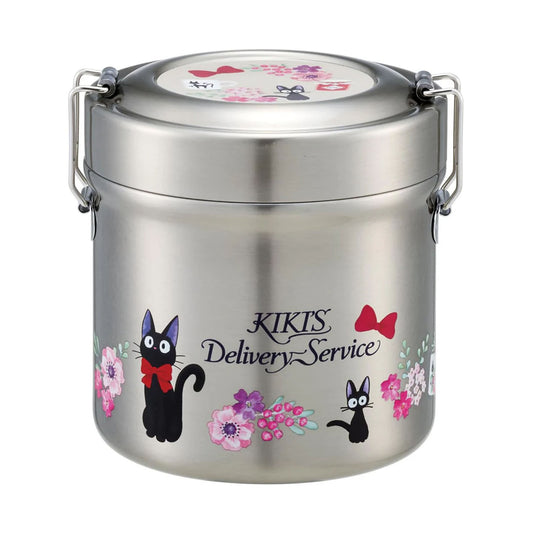 SKATER-64797 Lunch box Isotherme 230ml 2 storeys Flower bouquet - Kiki's Delivery