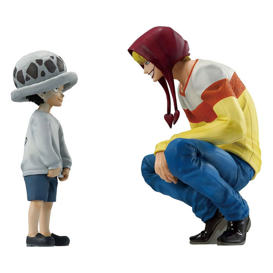 Banpresto Ichibansho One Piece PVC Statue Trafalgar Law & Corazon (The Unbreakable Law) 2 Figuren, ca. 11 und 13 cm