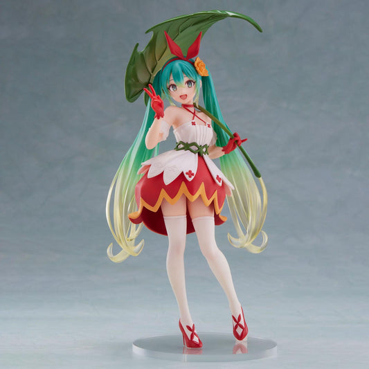 Vocaloid - Hatsune Miku Wonderland Thumbelina Figur - 18cm - Taito