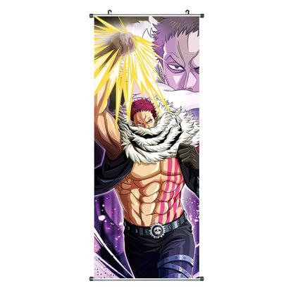 One Piece - Stoff Rollbild - 100x40cm