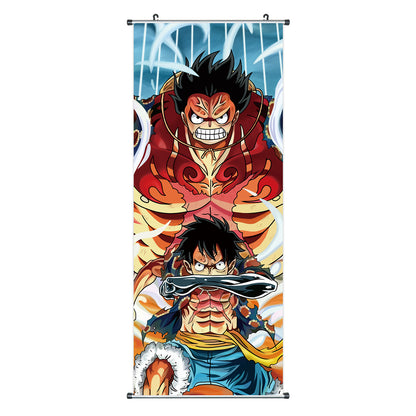 One Piece - Stoff Rollbild - 100x40cm