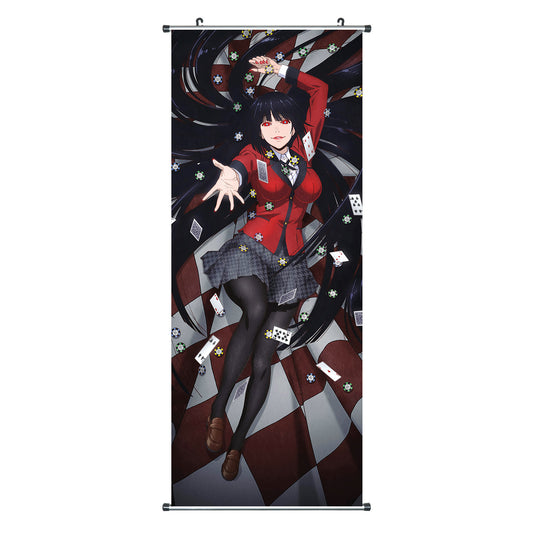 Kakegurui - Rollbild aus Stoff - 100x40cm