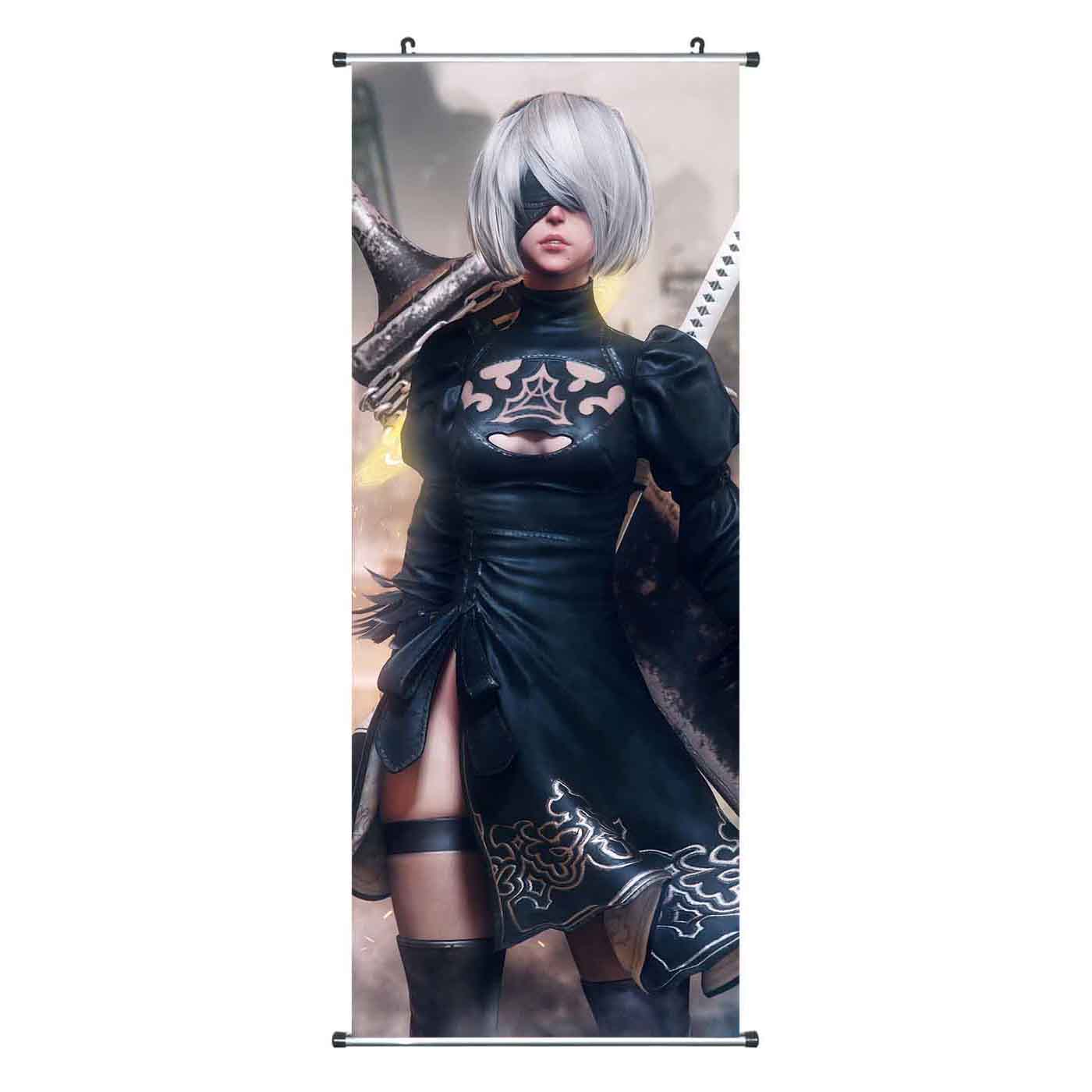 NieR: Automata - Rollbild aus Stoff - 100x40cm