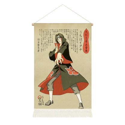 Naruto Shippuden - Rollbild aus Stoff- 39x65cm