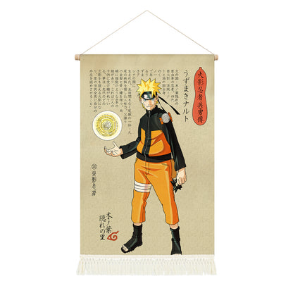 Naruto Shippuden - Rollbild aus Stoff- 39x65cm