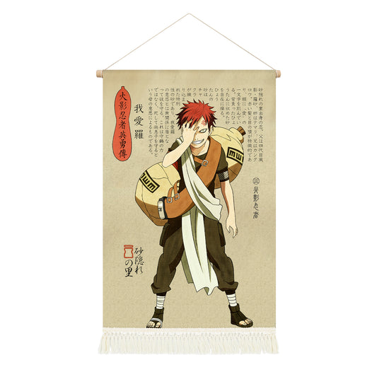 Naruto Shippuden - Rollbild aus Stoff- 39x65cm