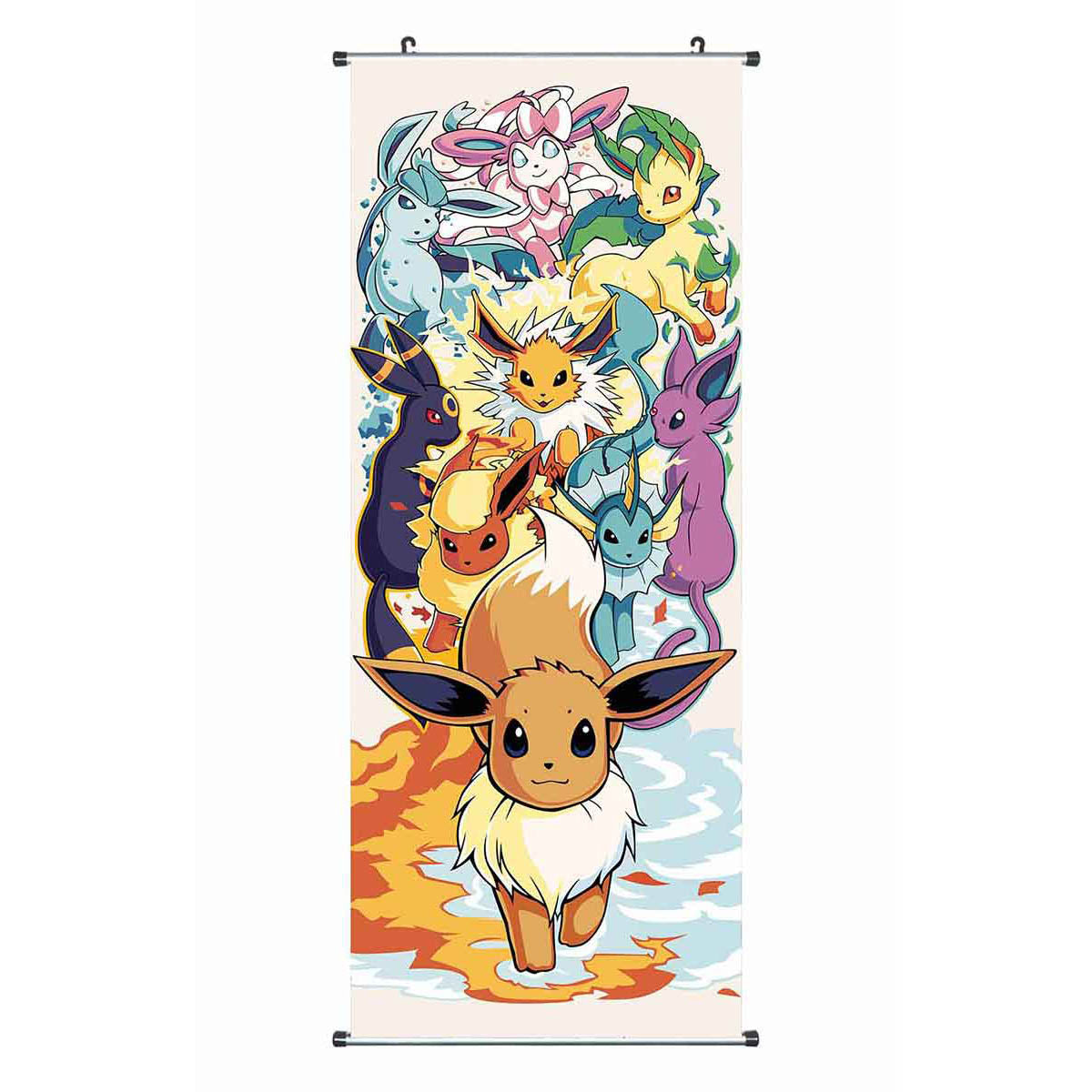 Pokémon - Rollbild aus Stoff - 100x40cm