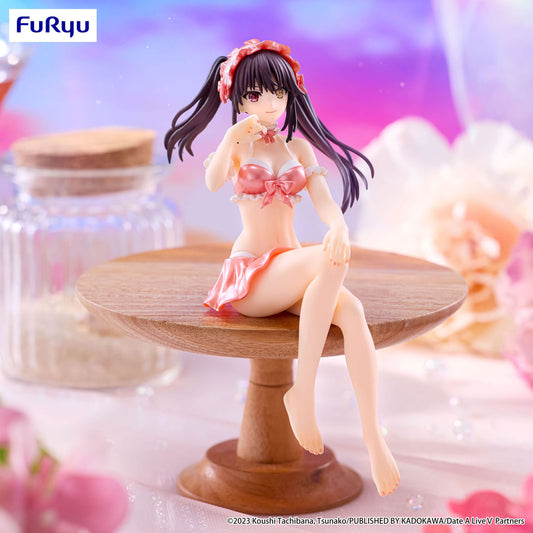 Date A Live V - Kurumi Tokisaki - Noodle Stopper Figur (Swimsuit Pastel Red Color Ver.) - 15cm - FuRyu