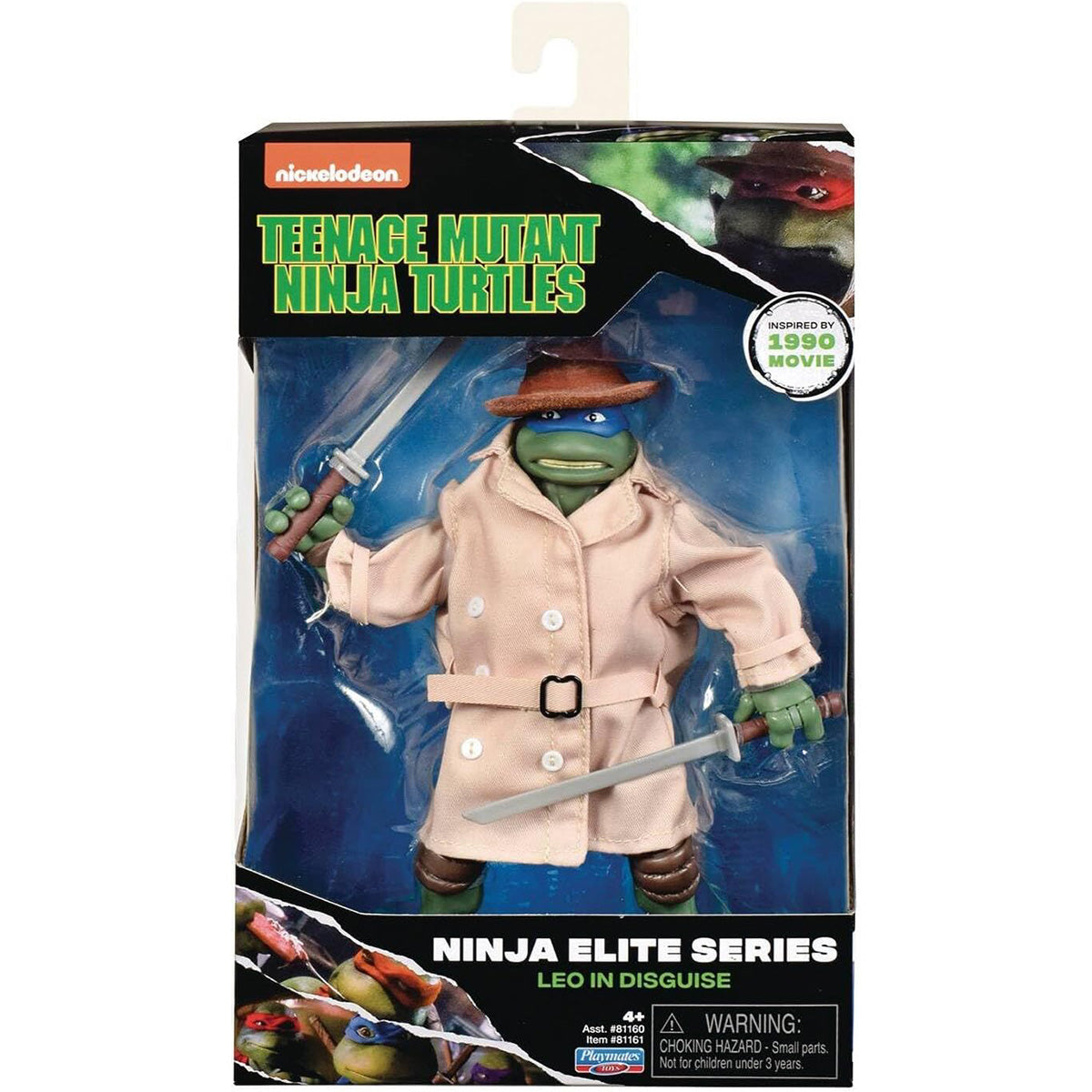 TMNT - Leonardo in Disguise - Ninja Elite Actionfigur - 15cm - Playmates / BOTI