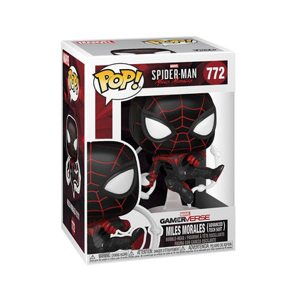 Spider-Man Miles Morales - Miles Morales (Advanced Tech Suit) - Funko Pop! Bobble-Head (N° 772) - 9,5 cm