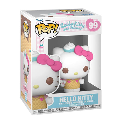 Sanrio: Hello Kitty and Friends - Hello Kitty (mit Eis) - Funko Pop! (N° 99) - 9,5 cm