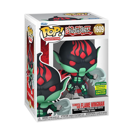 Yu-Gi-Oh! - Elemental Hero Flame Wingman - Funko Pop! Animation Vinyl Figur (Nr. 1609) - 2024 Summer Convention Limited Edition - 10 cm - Funko
