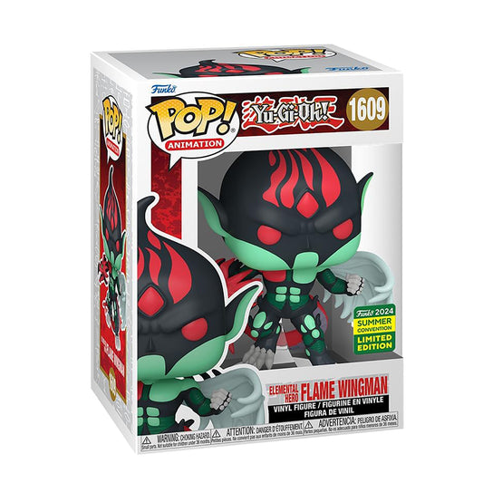 Yu-Gi-Oh! - Elemental Hero Flame Wingman - Funko Pop! Animation Vinyl Figur (Nr. 1609) - 2024 Summer Convention Limited Edition - 10 cm - Funko