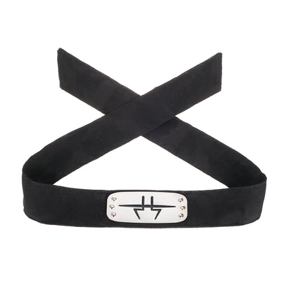 Naruto Shippuden - Akatsuki Ninja Stirnband - mit durchgestrichenem Wappen - Dorf wählbar