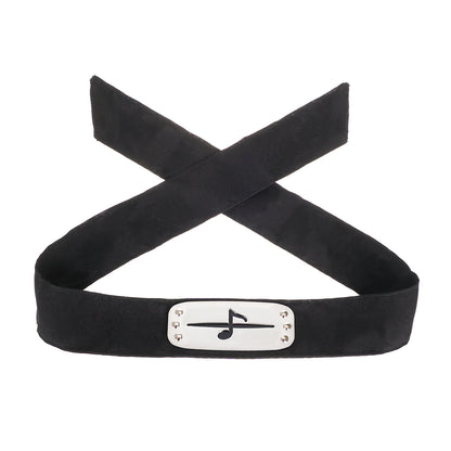 Naruto Shippuden - Akatsuki Ninja Stirnband - mit durchgestrichenem Wappen - Dorf wählbar