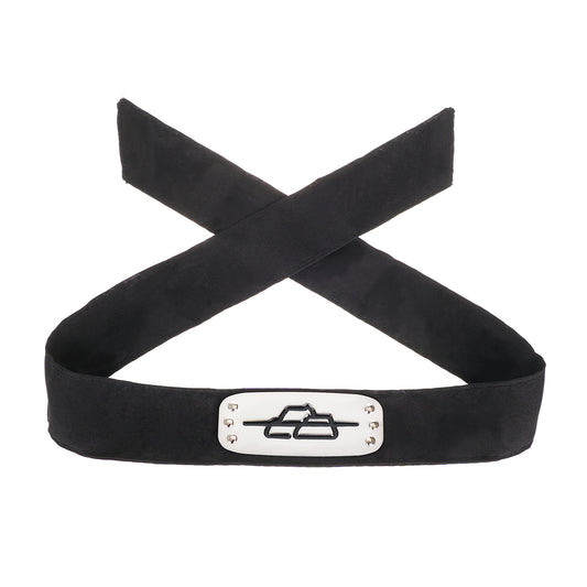 Naruto Shippuden - Akatsuki Ninja Stirnband - mit durchgestrichenem Wappen - Dorf wählbar