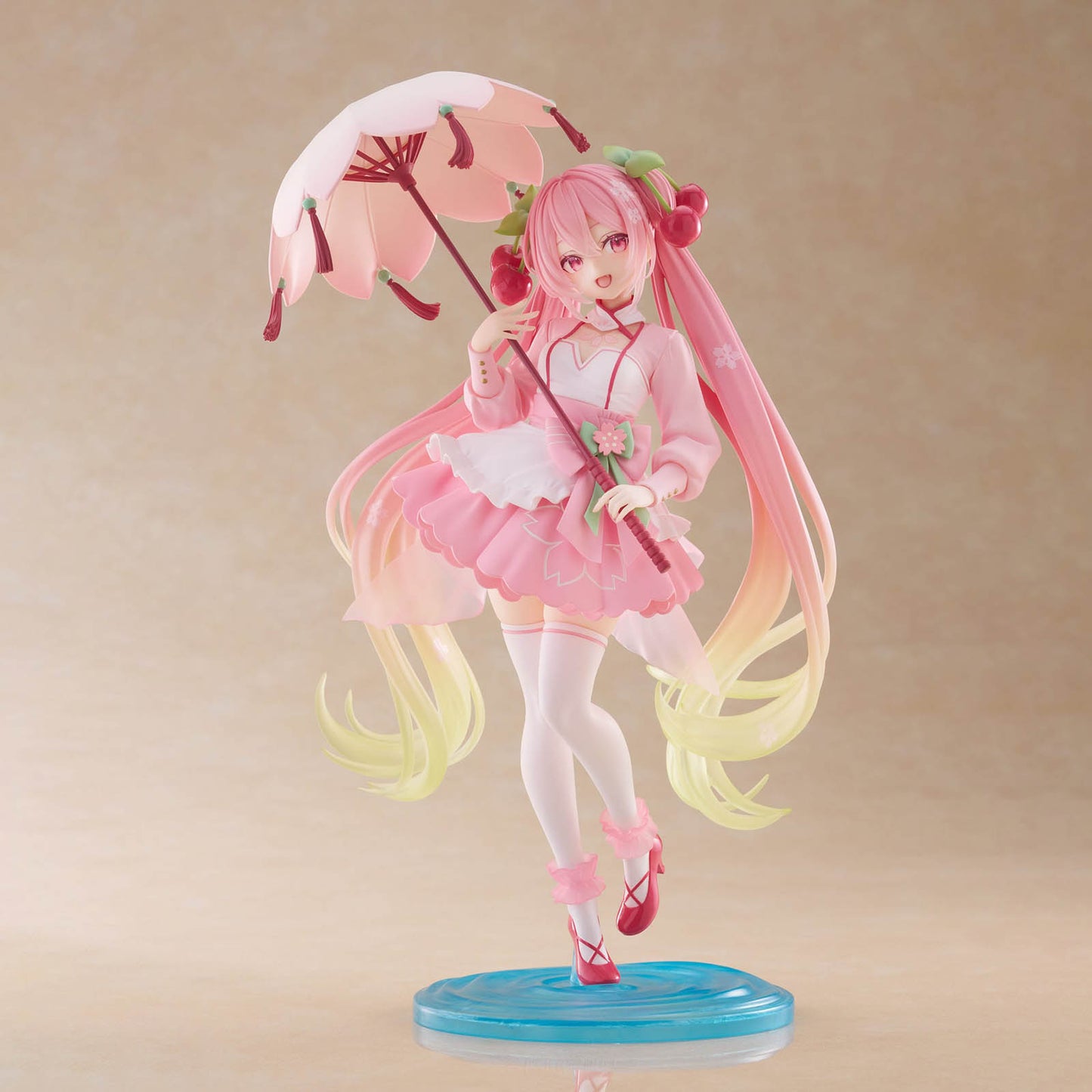 Hatsune Miku - Sakura Miku: Sakura Dress Ver. - AMP+ Prize Figur - 21cm - Taito