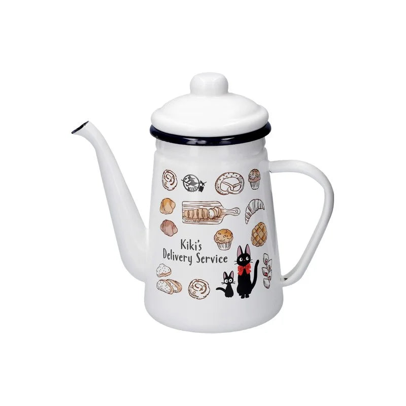 Kikis kleiner Lieferservice - Jiji & Gebäck - Emaille Teekanne 1,1L - Skater