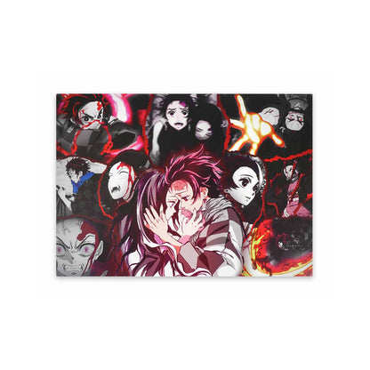 Demon Slayer - Kimetsu no Yaiba Wandbild - Poster Hartschaumplatte - 30x42cm - Anime Mura
