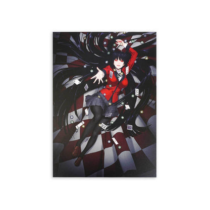 Kakegurui - Yumeko Jabami Wandbild - Poster Hartschaumplatte - 30x42cm - Anime Mura