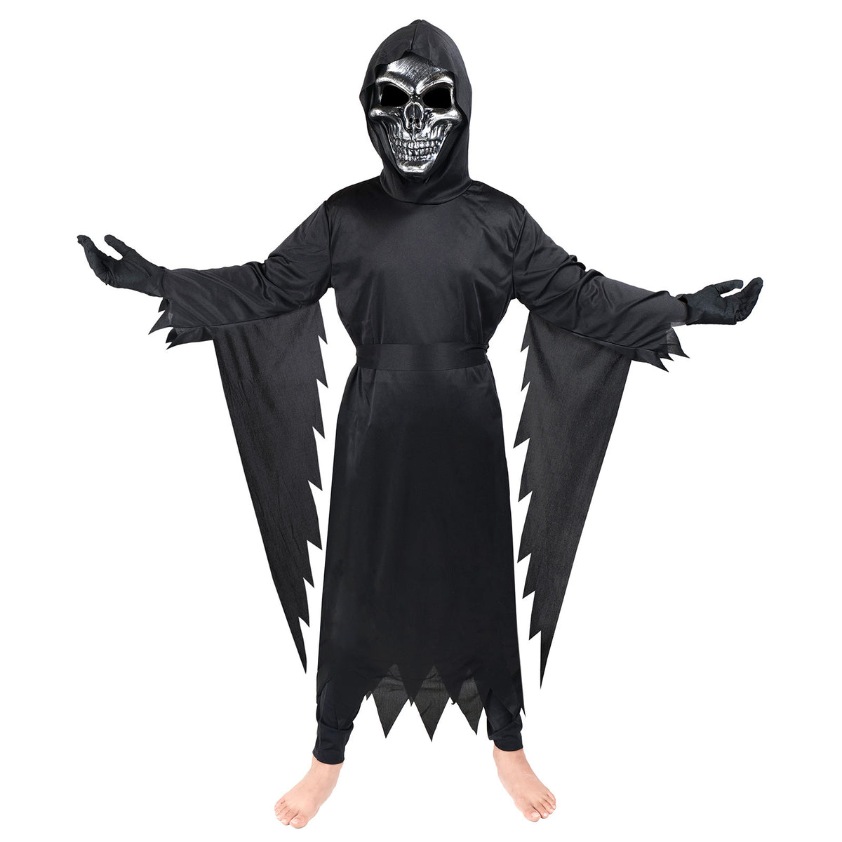 Grim Reaper - Costume with Skull Mask - Adults & Kids - CoolChange
