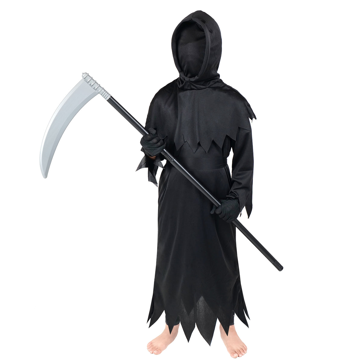 Grim Reaper - Costume with Scythe and Hood - Adults & Kids - CoolChange