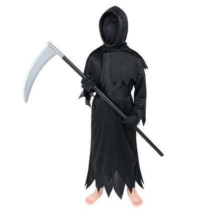 Grim Reaper - Costume with Scythe and Hood - Adults & Kids - CoolChange