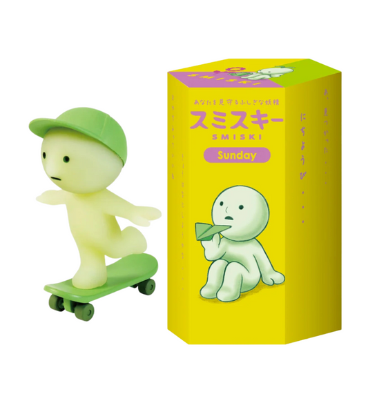 Smiski leuchtende Figure, Glow in the dark, SundaySeries , Blind Box- (12)-(1)