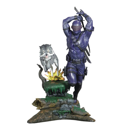 G.I. Joe Gallery PVC Statue Snake Eyes Animated DCD 40th Anniversary Previews Exclusive 25 cm