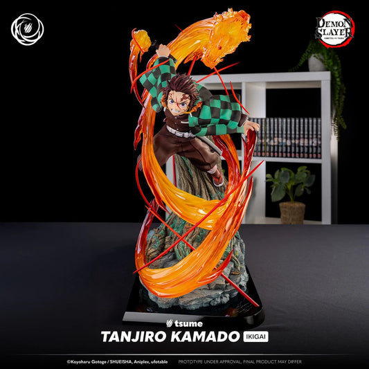 TSUME IKIGAI Demon Slayer - Tanjiro Kamado,  limitierte Edition 18 cm 38 cm 44 cm