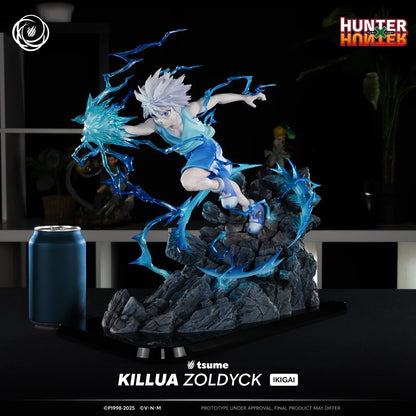 Killua Zoldyck, Hunter x Hunter IKIGAI Sammelfigur, limitierte Edition, 18 x 36 x 34 cm - Tsume