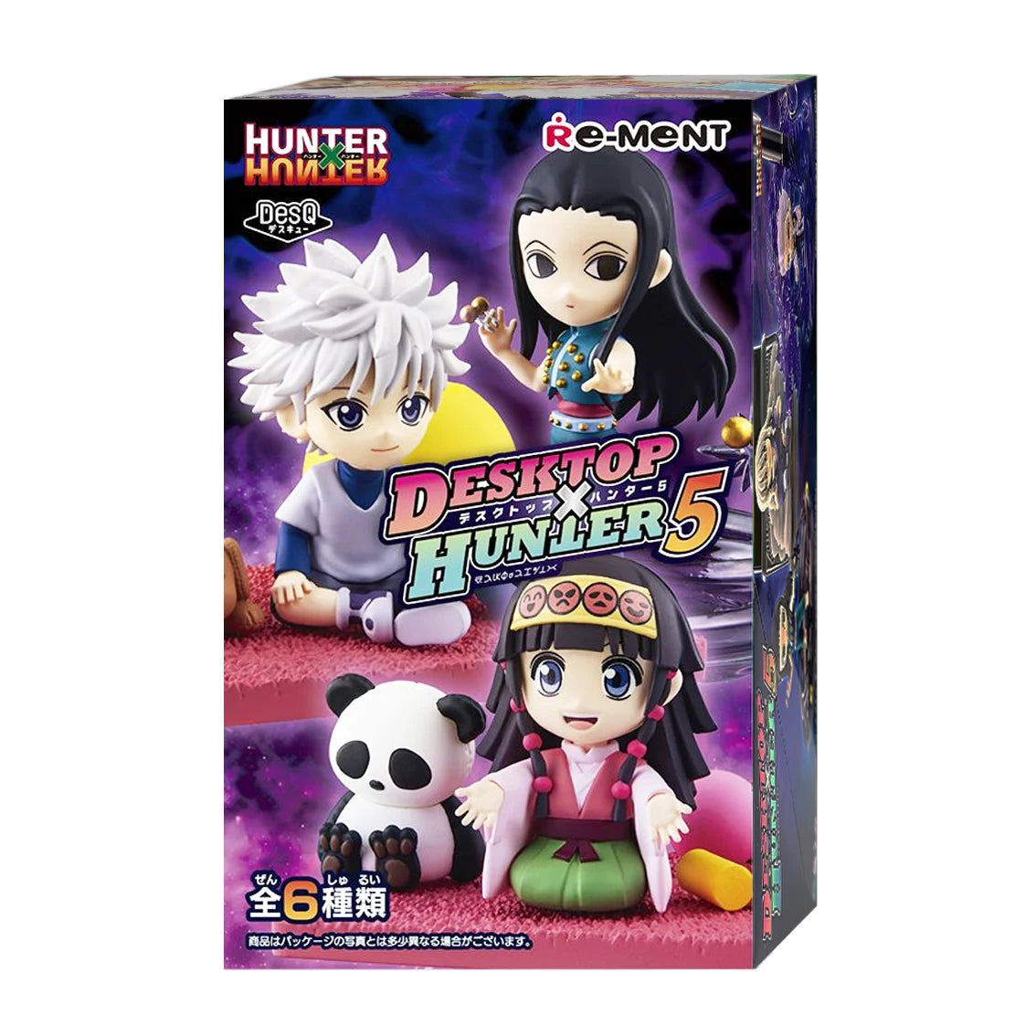 Re-Ment - Hunter x Hunter - DesQ Desktop Hunter 5 - Blindbox Figur - 6cm - Einzelbox
