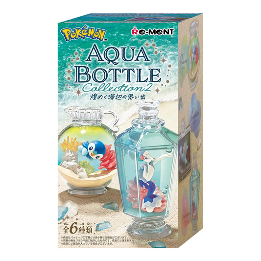 Re-ment Pokémon AQUA BOTTLE Collection 2 ~ Sparkling Seaside Memories~ 6er Box-(1)