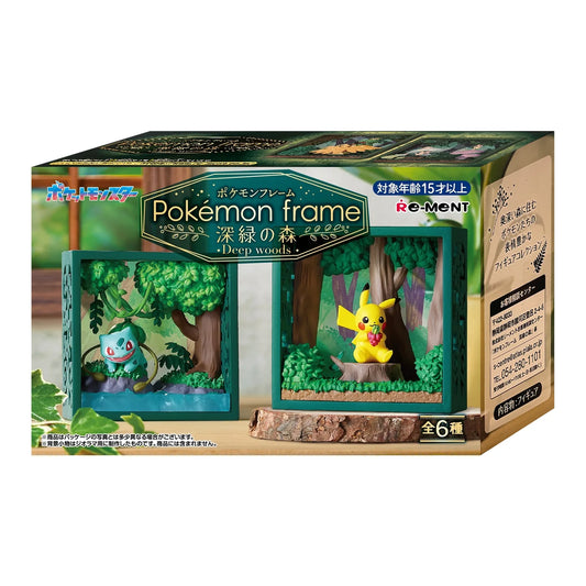 Re-ment Pokémon-Rahmen, Deep Green Forest, 1 Box -(1)