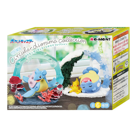 Re-ment Pokémon Circular Diorama Collection 6er Box-(1)