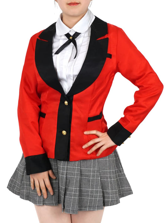 Hyakkaou Schuluniform von Yumeko Jabami, Cosplay Kostüm für Kakegurui Fans, Größen: S - L