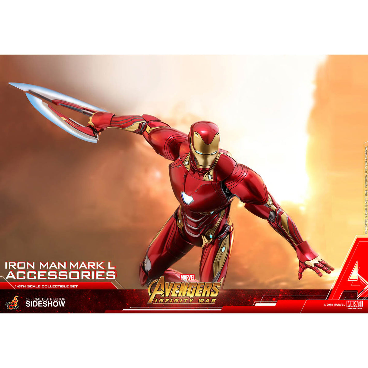 Avengers: Infinity War - Iron Man Mark L - Zubehör-Set 1:6 - Hot Toys