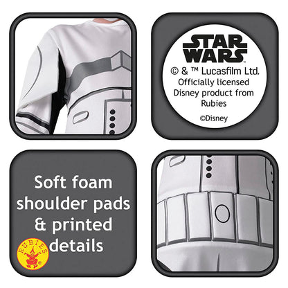Stormtrooper Cosplay, Star Wars Rebels Kinderkostüm, Sturmtruppler Overall, 104 cm