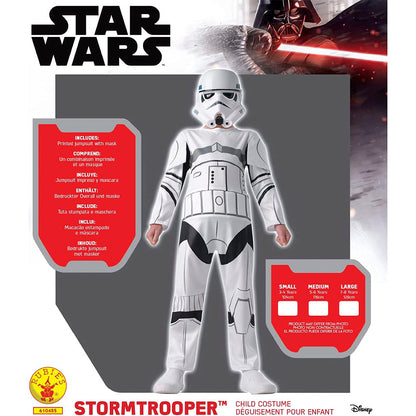 Stormtrooper Cosplay, Star Wars Rebels Kinderkostüm, Sturmtruppler Overall, 104 cm