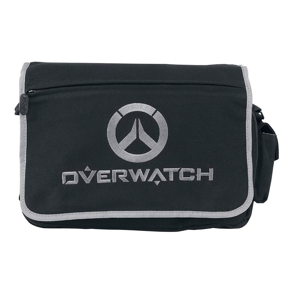 Overwatch - Messenger Bag - Laptoptasche mit Logo - Schwarz - 40x30cm - Gaya